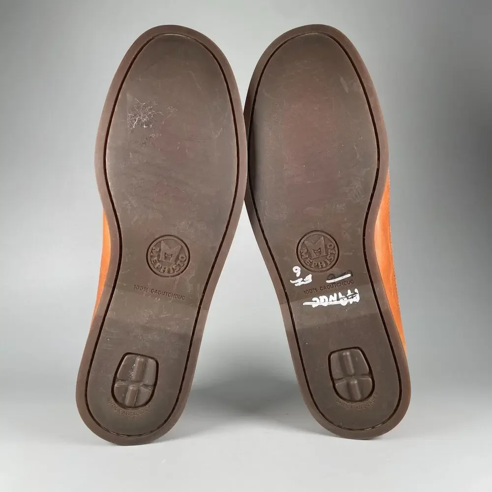 Mephisto Spinnaker Men's 9.5 Brown Leather Boat Shoes Lace-Up Comfort Casual EUC